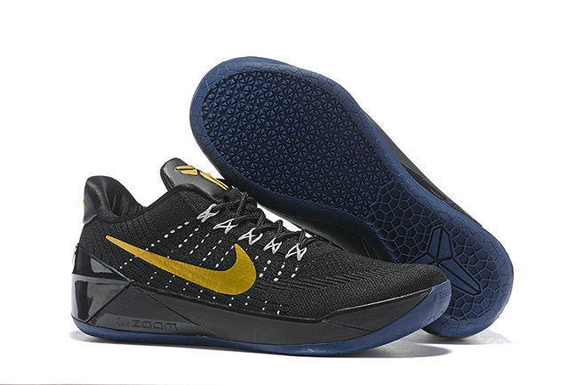 Nike Kobe AD Flyknit Black Gold Basketball Shoes